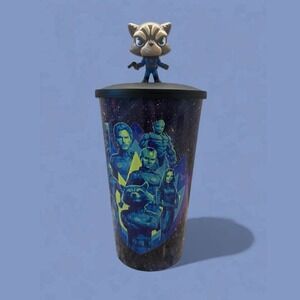 Collectible Guardians of the Galaxy Vol. 3 Theater Promotional Cup Rocket Topper
